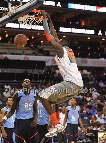 Thumbnail 2 in Jordan Brand Classic (East vs. West) photogallery.