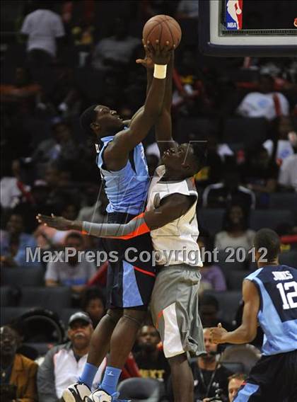 Thumbnail 2 in Jordan Brand Classic (East vs. West) photogallery.