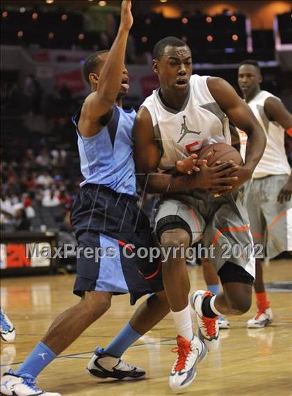 Thumbnail 2 in Jordan Brand Classic (East vs. West) photogallery.