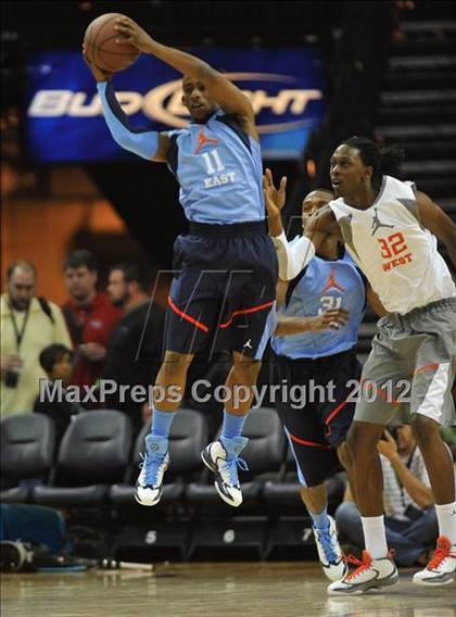 Thumbnail 1 in Jordan Brand Classic (East vs. West) photogallery.