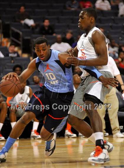 Thumbnail 2 in Jordan Brand Classic (East vs. West) photogallery.