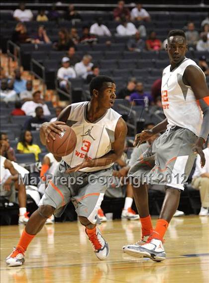 Thumbnail 2 in Jordan Brand Classic (East vs. West) photogallery.