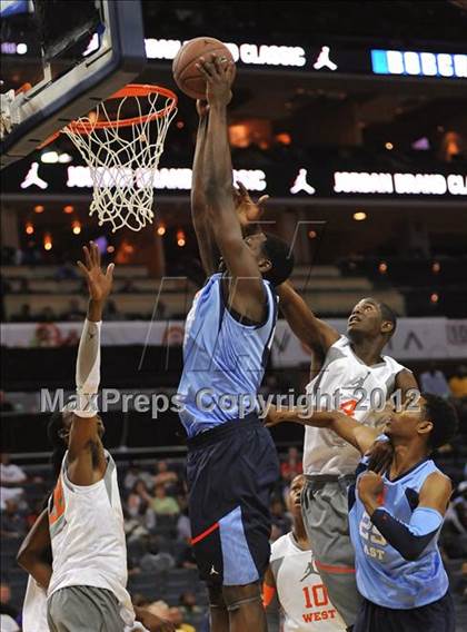 Thumbnail 2 in Jordan Brand Classic (East vs. West) photogallery.