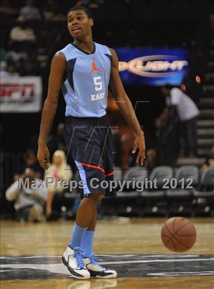 Thumbnail 2 in Jordan Brand Classic (East vs. West) photogallery.