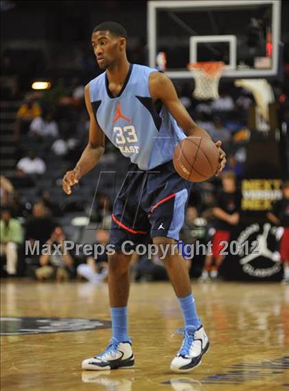 Thumbnail 3 in Jordan Brand Classic (East vs. West) photogallery.