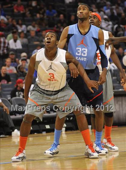 Thumbnail 1 in Jordan Brand Classic (East vs. West) photogallery.