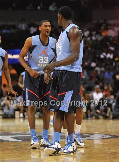 Thumbnail 1 in Jordan Brand Classic (East vs. West) photogallery.