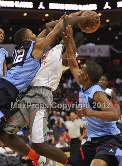 Thumbnail 1 in Jordan Brand Classic (East vs. West) photogallery.