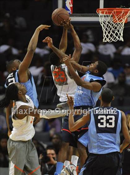 Thumbnail 1 in Jordan Brand Classic (East vs. West) photogallery.