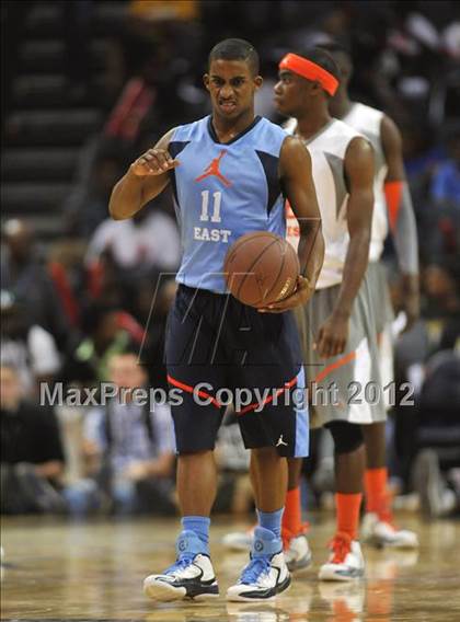 Thumbnail 1 in Jordan Brand Classic (East vs. West) photogallery.