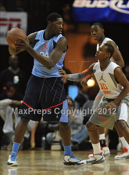 Thumbnail 1 in Jordan Brand Classic (East vs. West) photogallery.