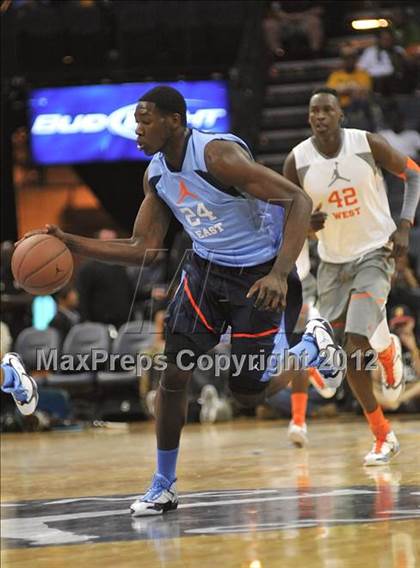Thumbnail 2 in Jordan Brand Classic (East vs. West) photogallery.