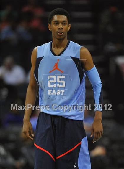 Thumbnail 2 in Jordan Brand Classic (East vs. West) photogallery.
