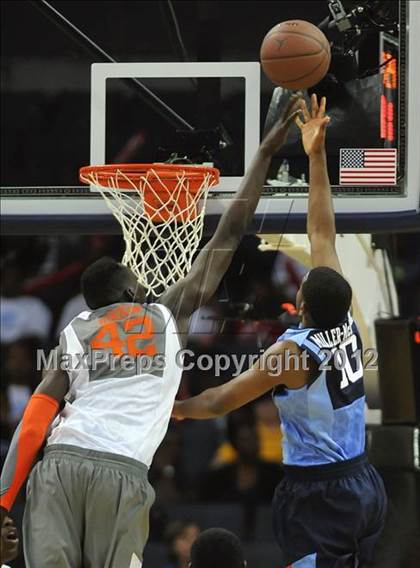 Thumbnail 1 in Jordan Brand Classic (East vs. West) photogallery.