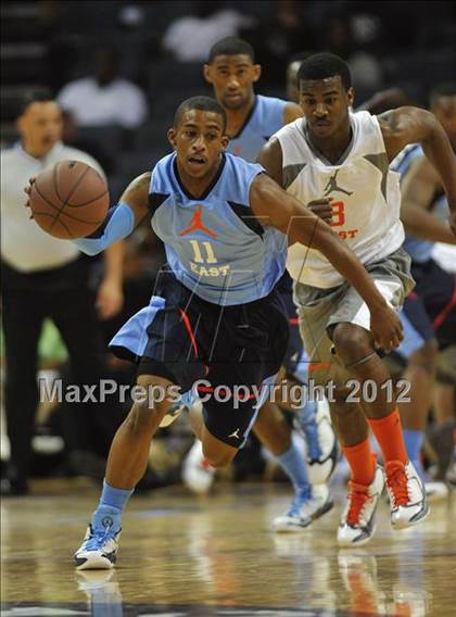 Thumbnail 3 in Jordan Brand Classic (East vs. West) photogallery.