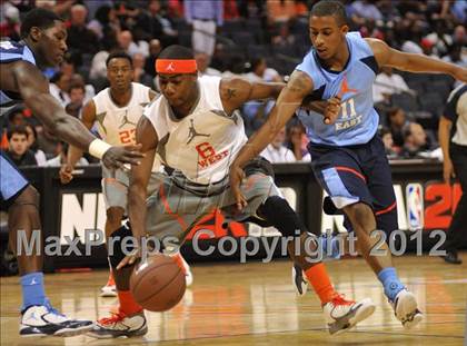 Thumbnail 3 in Jordan Brand Classic (East vs. West) photogallery.