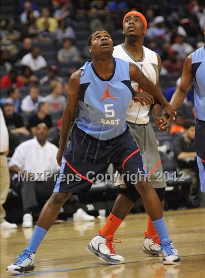 Thumbnail 2 in Jordan Brand Classic (East vs. West) photogallery.