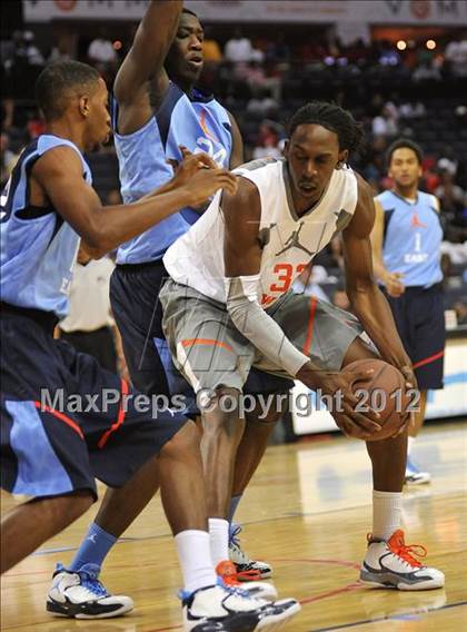 Thumbnail 1 in Jordan Brand Classic (East vs. West) photogallery.