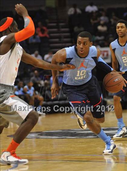Thumbnail 3 in Jordan Brand Classic (East vs. West) photogallery.