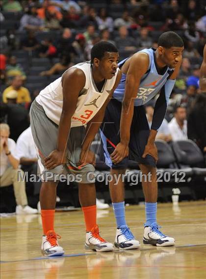 Thumbnail 2 in Jordan Brand Classic (East vs. West) photogallery.