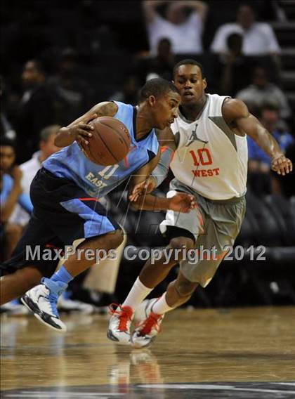 Thumbnail 3 in Jordan Brand Classic (East vs. West) photogallery.