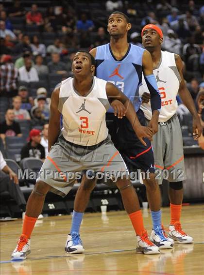 Thumbnail 3 in Jordan Brand Classic (East vs. West) photogallery.