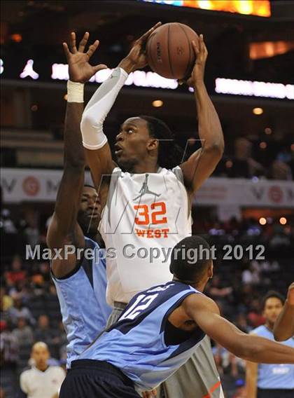 Thumbnail 2 in Jordan Brand Classic (East vs. West) photogallery.