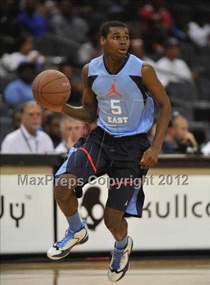 Thumbnail 1 in Jordan Brand Classic (East vs. West) photogallery.