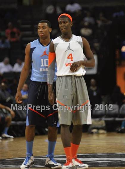 Thumbnail 2 in Jordan Brand Classic (East vs. West) photogallery.