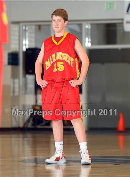 Thumbnail 1 in Palm Desert @ Cathedral City (MaxPreps Holiday Classic) photogallery.