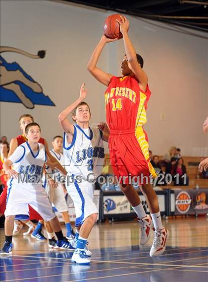 Thumbnail 2 in Palm Desert @ Cathedral City (MaxPreps Holiday Classic) photogallery.