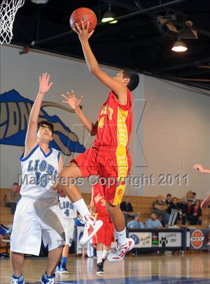 Thumbnail 2 in Palm Desert @ Cathedral City (MaxPreps Holiday Classic) photogallery.