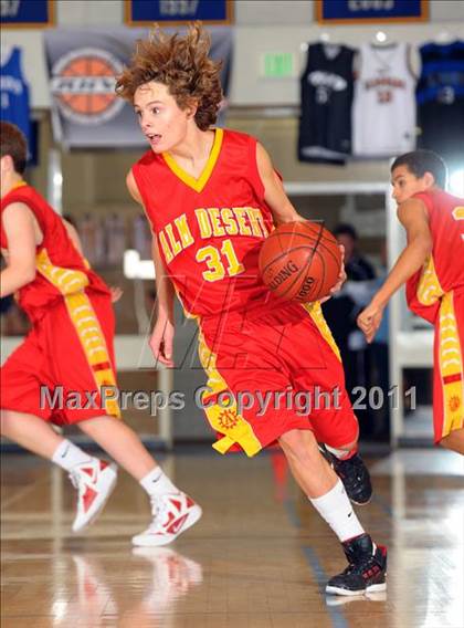 Thumbnail 2 in Palm Desert @ Cathedral City (MaxPreps Holiday Classic) photogallery.