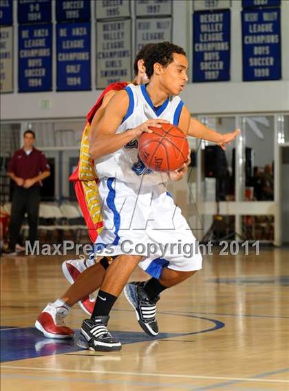 Thumbnail 2 in Palm Desert @ Cathedral City (MaxPreps Holiday Classic) photogallery.