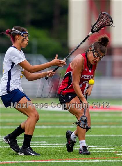 Thumbnail 2 in Penfield vs West Genesee (NYSPHSAA Class A Final) photogallery.