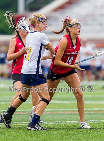 Thumbnail 2 in Penfield vs West Genesee (NYSPHSAA Class A Final) photogallery.