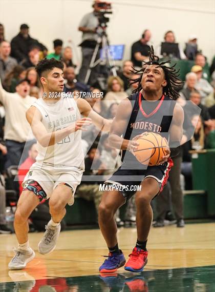 Thumbnail 3 in Modesto Christian @ De La Salle (CIF State NorCal Open Division First Round) photogallery.