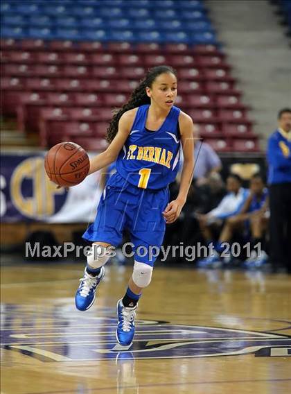 Thumbnail 3 in St. Bernard vs. Pinewood (CIF State D5 Final) photogallery.