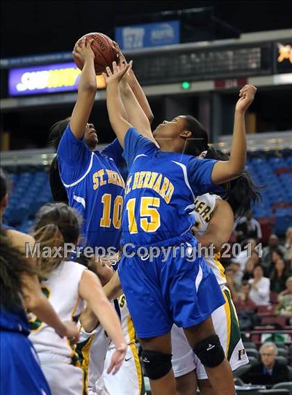 Thumbnail 3 in St. Bernard vs. Pinewood (CIF State D5 Final) photogallery.