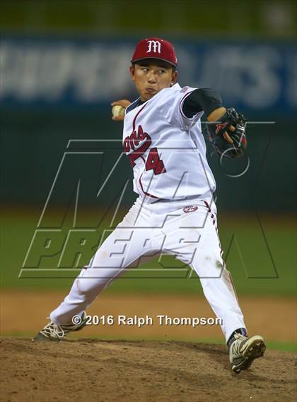Thumbnail 3 in McClatchy vs. Pleasant Grove (@Raley field) photogallery.