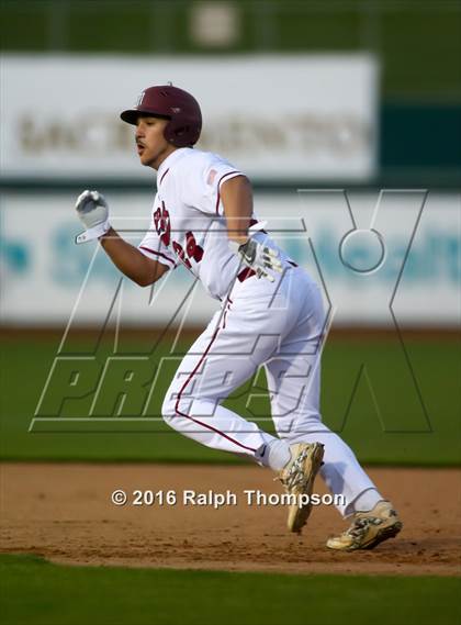 Thumbnail 1 in McClatchy vs. Pleasant Grove (@Raley field) photogallery.