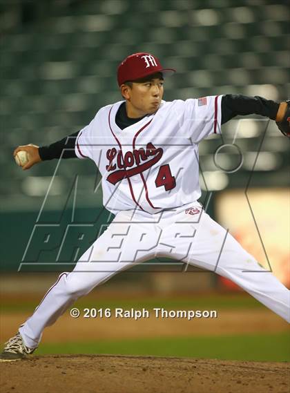 Thumbnail 1 in McClatchy vs. Pleasant Grove (@Raley field) photogallery.