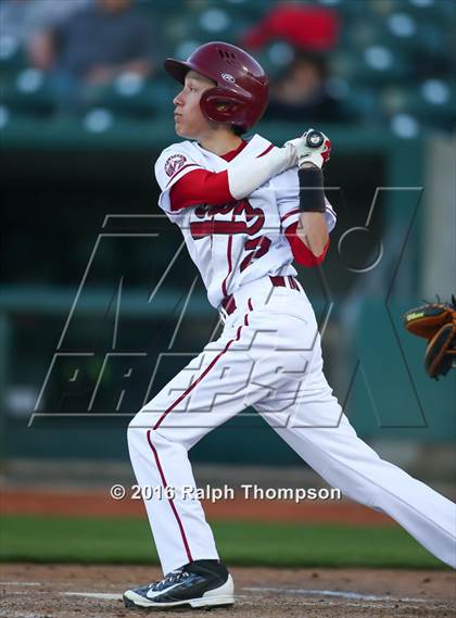Thumbnail 2 in McClatchy vs. Pleasant Grove (@Raley field) photogallery.