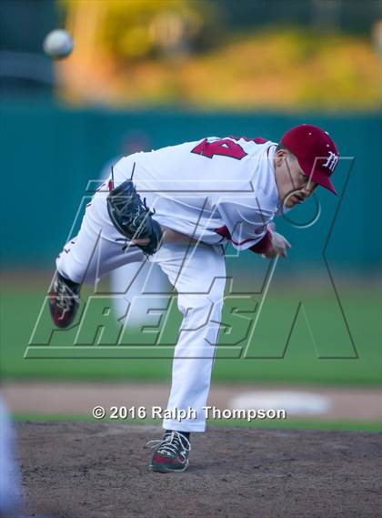 Thumbnail 3 in McClatchy vs. Pleasant Grove (@Raley field) photogallery.
