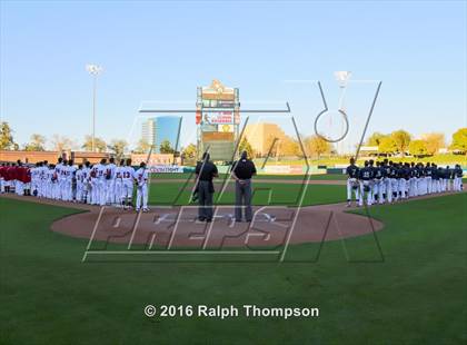 Thumbnail 3 in McClatchy vs. Pleasant Grove (@Raley field) photogallery.