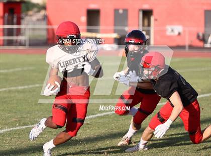 Thumbnail 2 in Liberty Intrasquad Scrimmage photogallery.