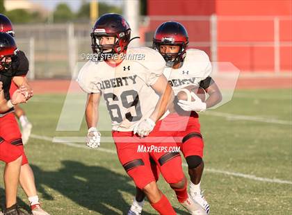 Thumbnail 2 in Liberty Intrasquad Scrimmage photogallery.