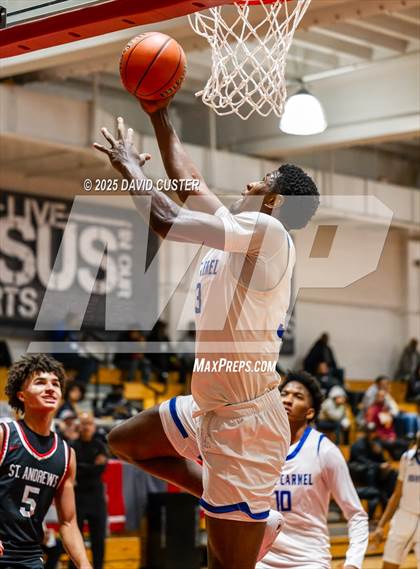 Thumbnail 1 in Our Lady of Mount Carmel vs. St. Andrew's Episcopal (Capital Hoops Mayhem on Military) photogallery.