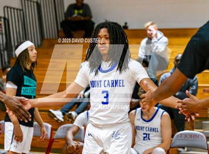 Thumbnail 3 in Our Lady of Mount Carmel vs. St. Andrew's Episcopal (Capital Hoops Mayhem on Military) photogallery.