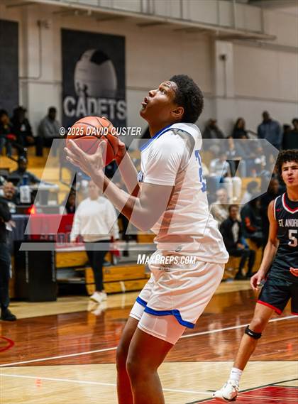 Thumbnail 1 in Our Lady of Mount Carmel vs. St. Andrew's Episcopal (Capital Hoops Mayhem on Military) photogallery.